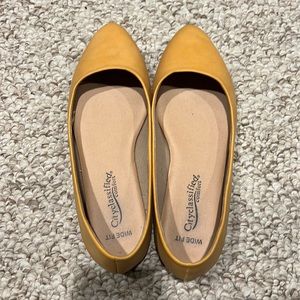 Mustard Yellow Flats